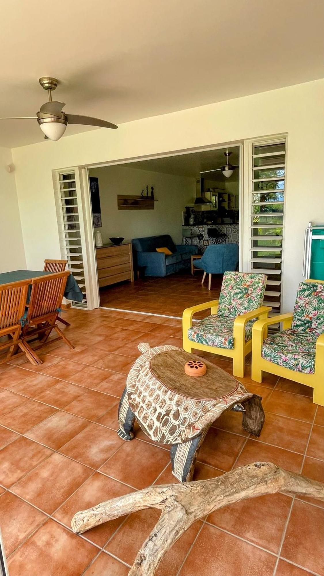 Cauris Lodge Du Marisol Vue Mer Acces Direct Plage Avec Citerne D Eau Ле-Гозье Экстерьер фото